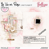 LA VIE EN ROSE | pop in page kit by Bellisae