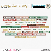 Baking Spirits Bright Word Bits