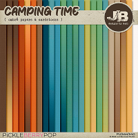 Camping Time Ombré Papers & Cardstocks by JB Studio