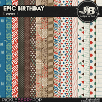 Epic Birthday Papers by JB Studio