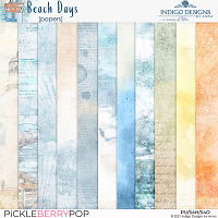 Beach Days Papers Pack by Indigo Designs by Anna