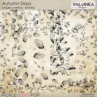 Autumn Days Edge Overlays