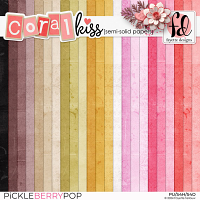 Coral Kiss: Semi-Solid Papers