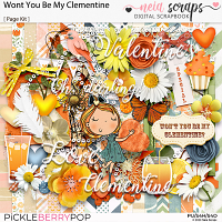 Won't you be my Clementine? - Page Kit - by Neia Scraps