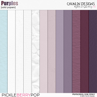 Purples - Kraft & solid papers 