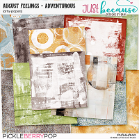 August Feelings - Adventurous Artsy Papers by JB Studio