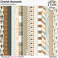 Cherish Moments - Patterned Papers - by Neia Scraps