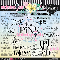 Think Pink: WordArt