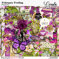 February Feeling-Page Kit