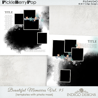 Beautiful Memories Templates Vol.95 by Indigo Designs   