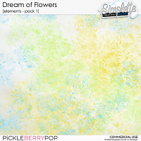 Dream of Flowers (CU elements) pack 1