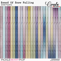 Sound Of Snow Falling-Solid paper