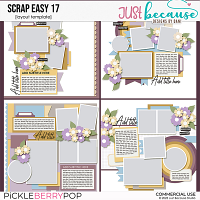 {CU} Scrap Easy 17 Templates by JB Studio