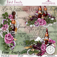 First Frosts Clusters and Word Arts by Indigo Designs by Anna 