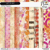 Let's Eat - Artsy Papers - by Neia Scraps