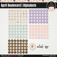 April Boulevard | Alphabets