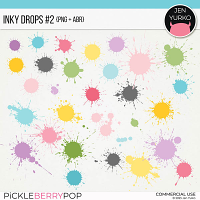 CU Inky Drops #2 {PNG + ABR}