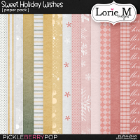 Sweet Holiday Wishes Paper Pack