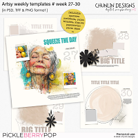 Artsy weekly templates - week 27-30 (July)