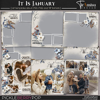 It Is January ~ Art Templates Album by TirAmisu design 