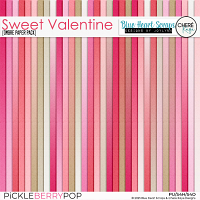 Sweet Valentine Ombre Papers