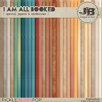 I Am All Booked Special Papers & Cardstocks by JB Studio