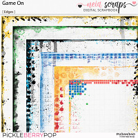 Game On - Edges - by Neia Scraps