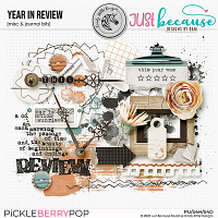 Year In Review Misc & Journal Bits by JB Studio and Cindy Ritter