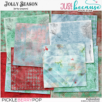 Jolly Season Artsy Papers by JB Studio