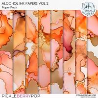 CU Alcohol Ink Papers Vol 2 by Ilonka's Designs