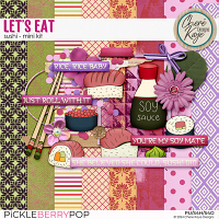 Let's Eat Sushi Mini Kit by Chere Kaye Designs