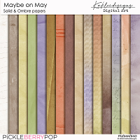 Maybe on May Solid and Ombre papers