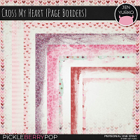 Cross My Heart {Page Borders}