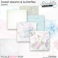 Sweet Dreams and Butterflies (papers) by Simplette