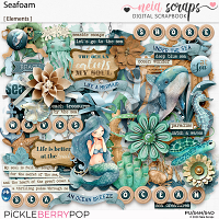 Seafoam - Elements - by Neia Scraps