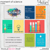 Moment of Science Digital Scrapbook Journal Cards