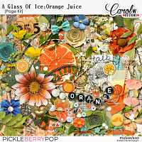 A Glass Of Ice:Orange Juice-Page Kit