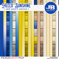 Hello Sunshine Ombré Papers & Cardstocks by JB Studio