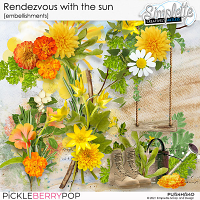 Rendezvous with the sun (embellishments) by Simplette