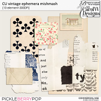 CU Vintage Ephemera Mishmash