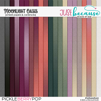 Moonlight Oasis Ombré Papers & Cardstocks by JB Studio