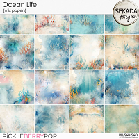 Ocean Life [mix papers] by Sekada Designs   