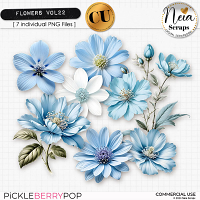 Flowers VOL22 - CU - by Neia Scraps