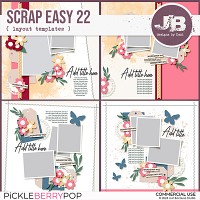 {CU} Scrap Easy 22 Templates by JB Studio