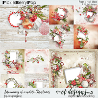 Dreaming of a white Christmas Quickpages by et designs