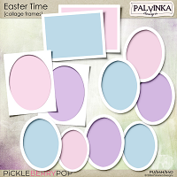 Easter Time Collage Frames