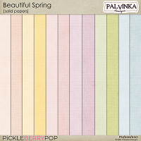 Beautiful Spring Solid Papers