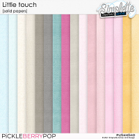 Little Touch (solid papers) by Simplette