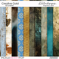 Creative Gold Art papers