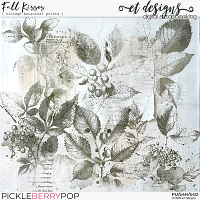 Fall Kisses Vintage Botanical Prints by et designs